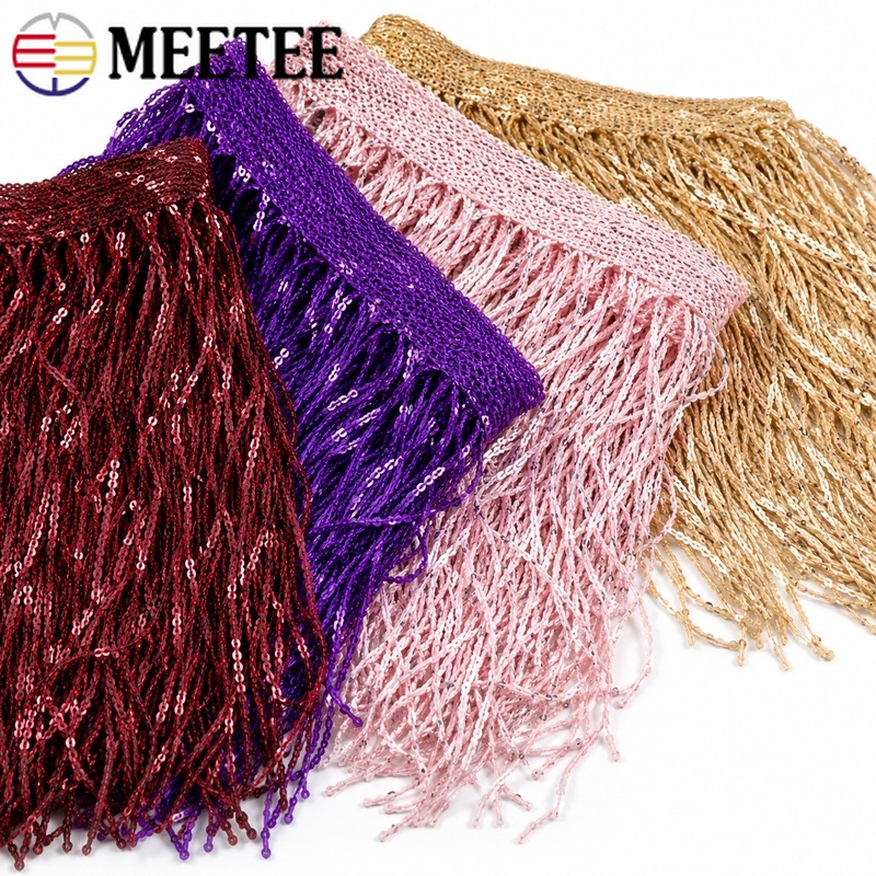 Fringe Ribbon Sewing - 3/5Yards 20cm Sequin Tassel Fringe Trim