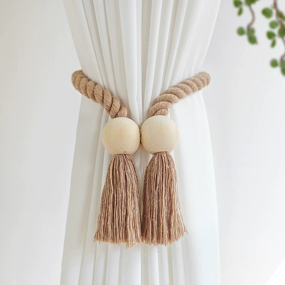 Beaded Trim Fringe - 1PC Simple Fringe Beaded Curtain Strap
