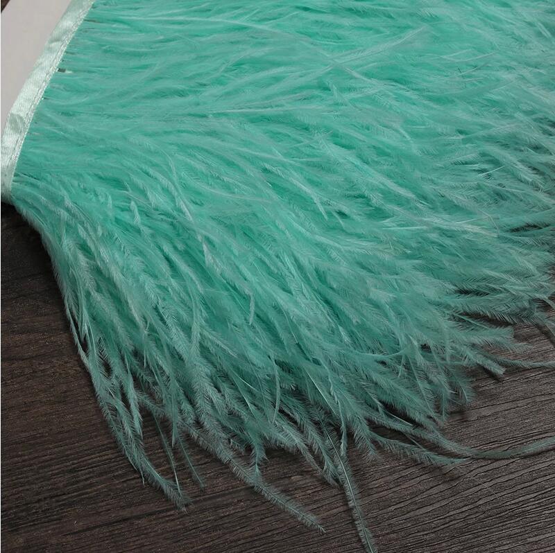 Feather Trim Marabou - 13-18CM 6M Ostrich Feather trim Cloth