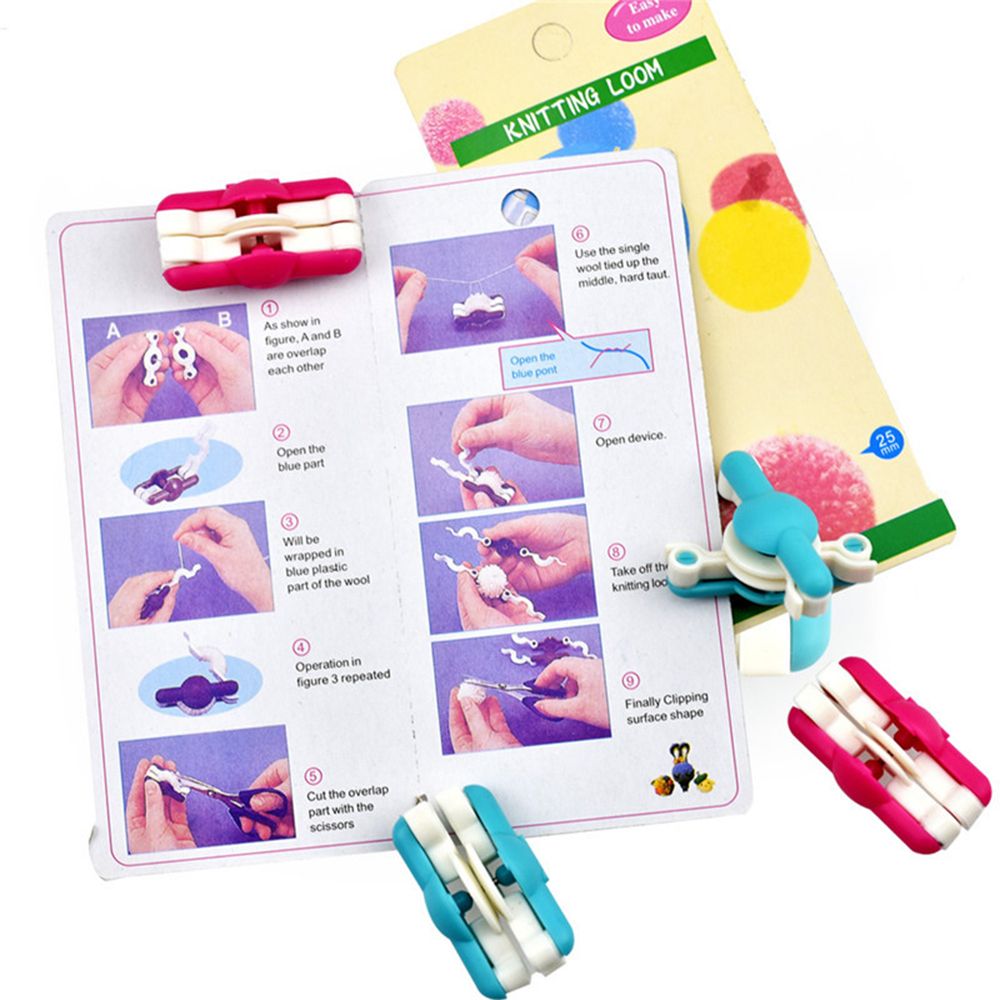 Pom Pom Maker Tool - 2pcs/lot Fashion Needle Craft Hand Kits