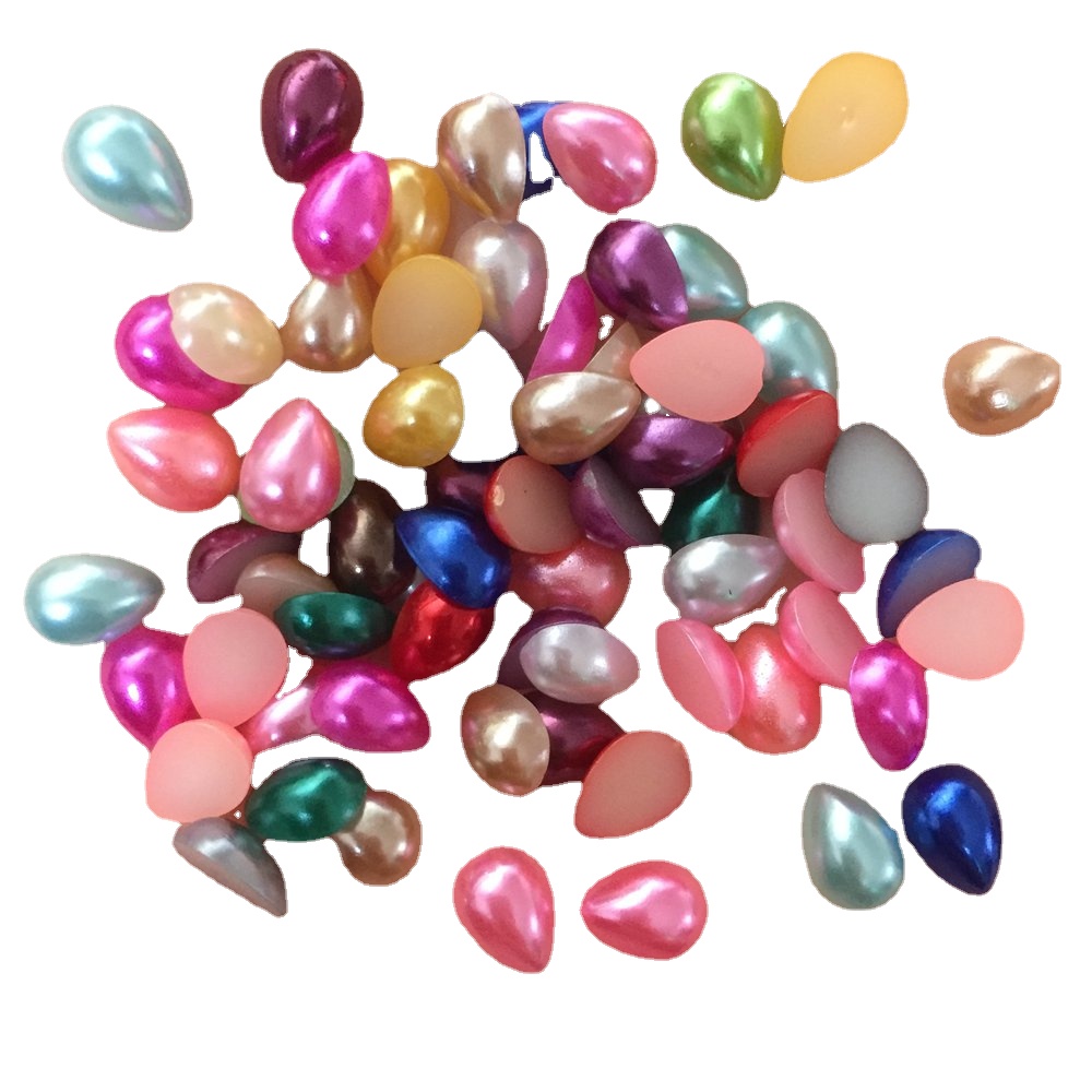 Embellishment Glue Craft - 200PCS Resin Cute Drop Pearl Bead