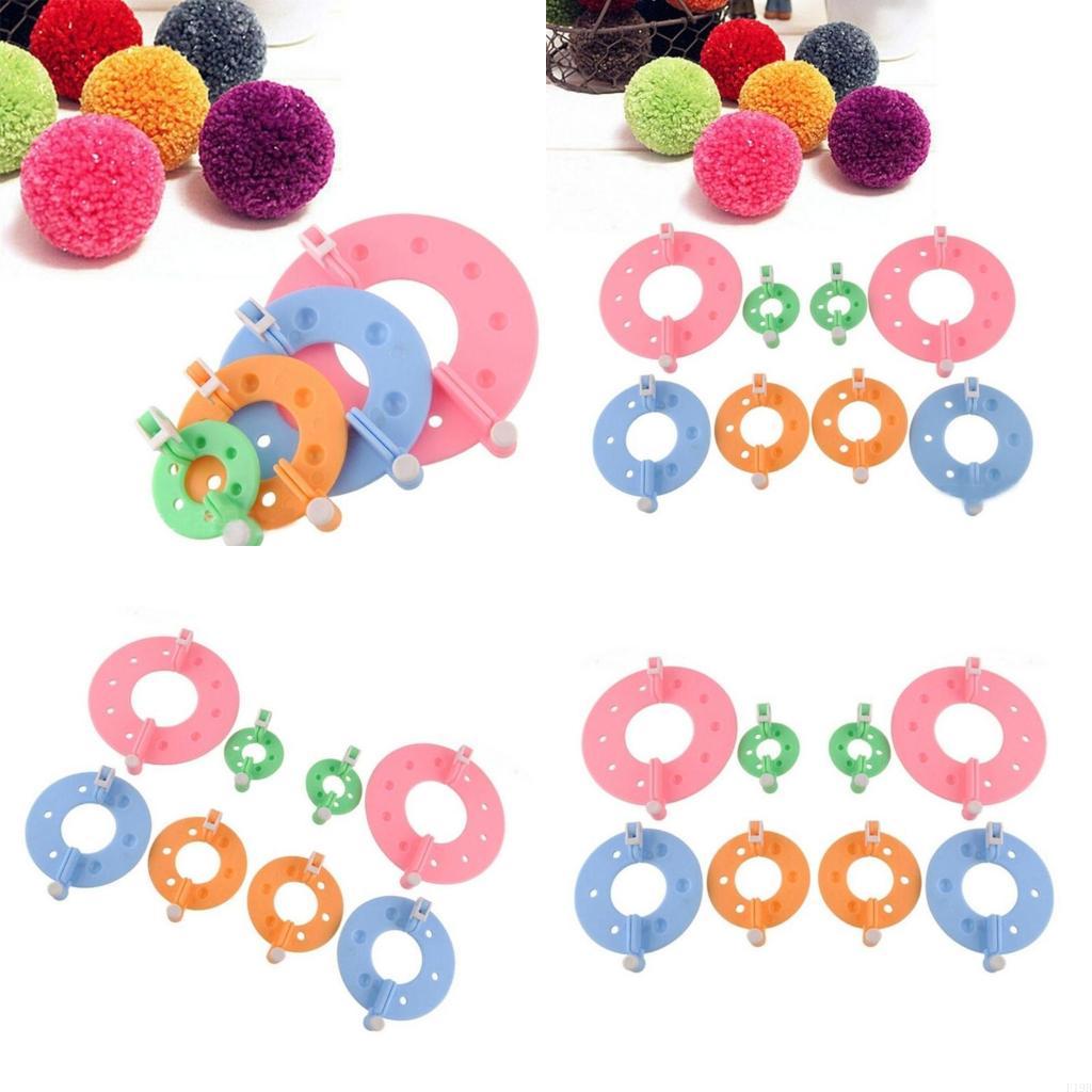 Pom Pom Maker Tool - F19B Fluff Balls Bobble Weavers Craft