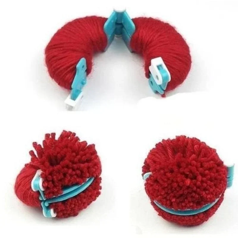 Pom Pom Maker Tool - 8PCS 4 Sizes Fluff Ball Weaver