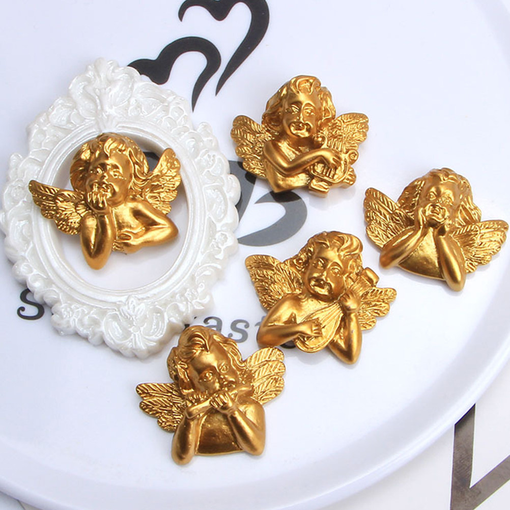 Embellishment Crafts - 15pcs Resin Angel Accessories Craft DIY