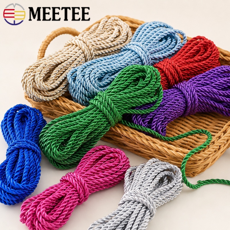Cord Trim Twisted - 10/20M 5mm 3 Strand Twisted Nylon