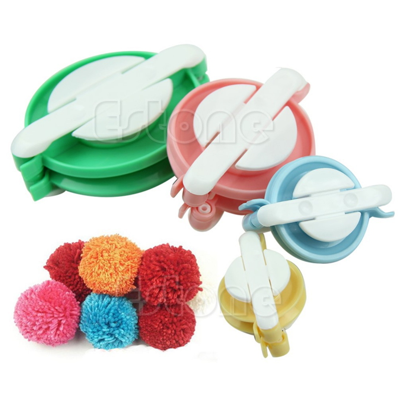 Pom Pom Maker Tool - 2pcs Pom-Pom Maker for Fluff Ball
