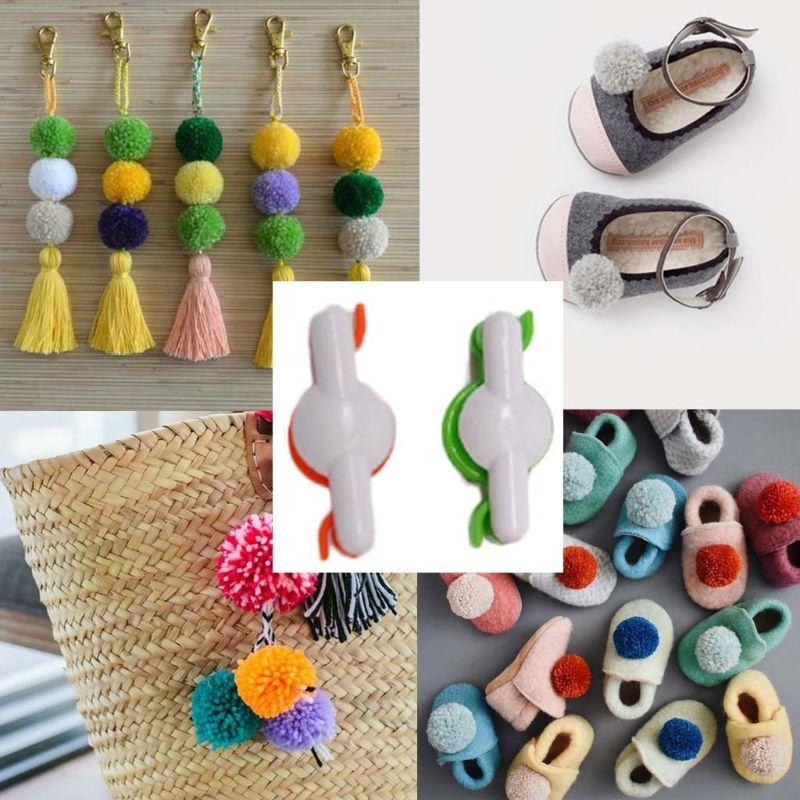 Pom Pom Maker Tool - D8KF 2pcs Pom-Pom Maker for Fluff