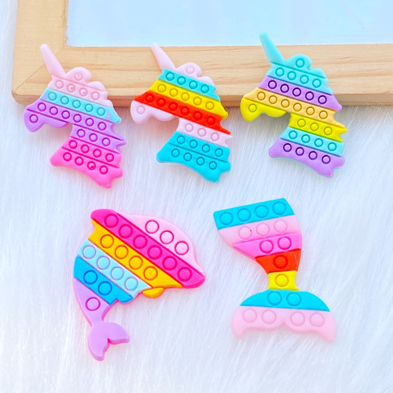20Pcs New Cute Fishtail Unicor - Embellishment Glue Craft recension och pris