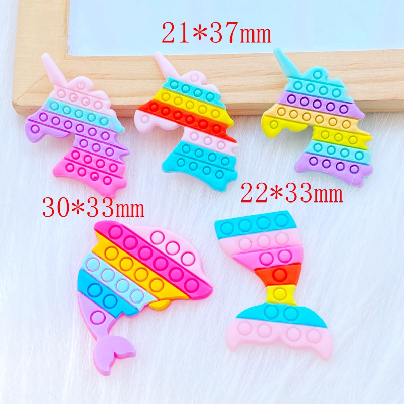 20Pcs New Cute Fishtail Unicor - Embellishment Glue Craft recension och pris