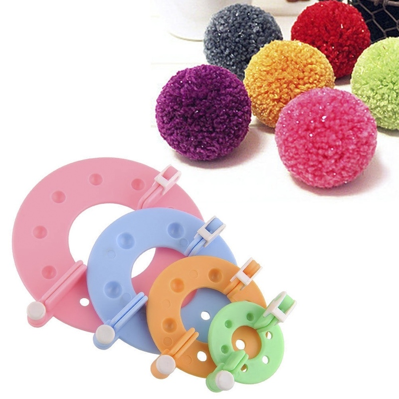 8PCS 4 Sizes Fluff Ball Weaver - Pom Pom Maker Tool recension och pris
