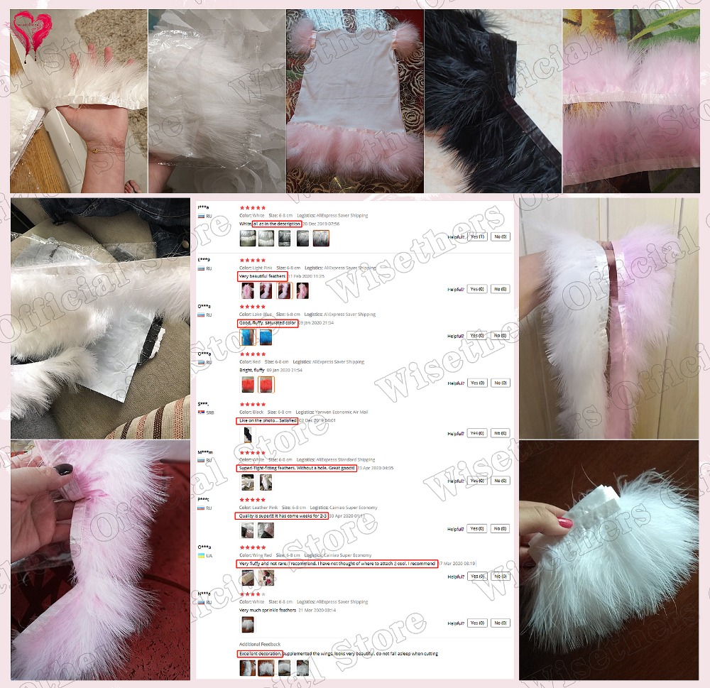 1 Meter Fancy Soft Fluffy Dyed - Feather Trim Marabou recension och pris