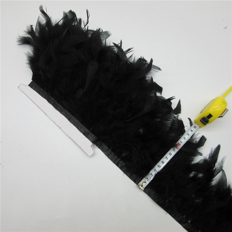 2 Yards Turkey Feather Trim Fl - Feather Trim Marabou recension och pris