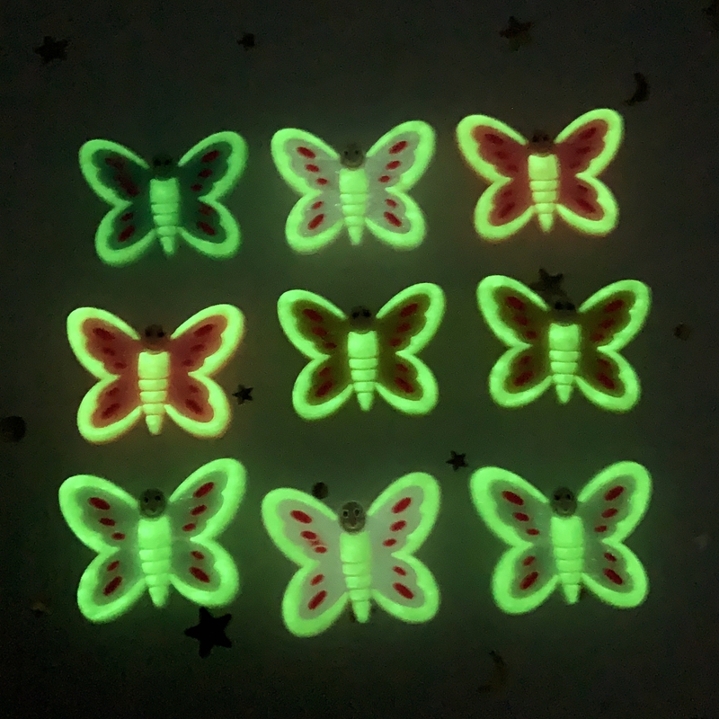 10pcs Cute Large butterfly PVC - Embellishment Glue Craft recension och pris
