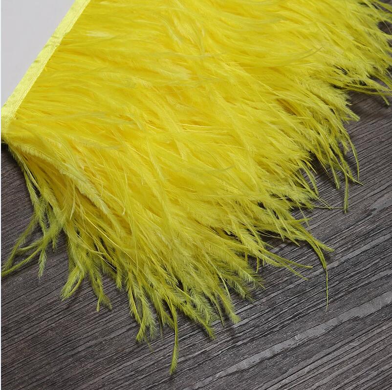 13-18CM 6M Ostrich Feather tri - Feather Trim Marabou recension och pris