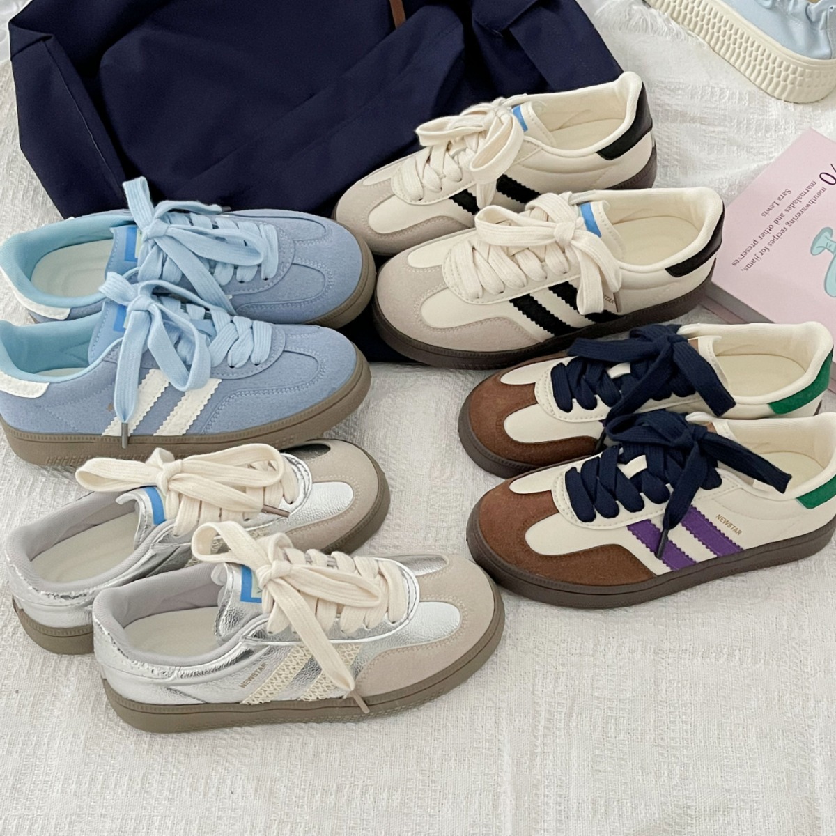 Vintage-style sneakers for wom - Guipure Lace Panel recension och pris