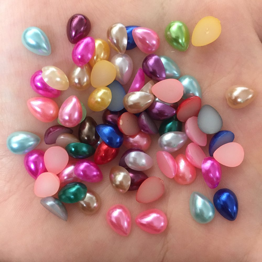200PCS Resin Cute Drop Pearl B - Embellishment Glue Craft recension och pris