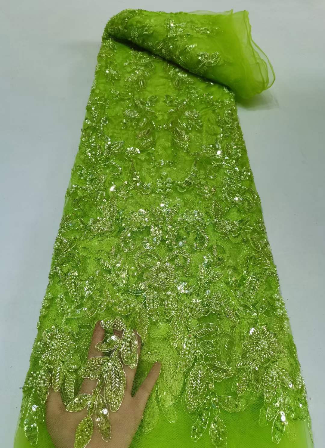 Custom Made Evening Party Gown - Crystal Mesh Fabric recension och pris