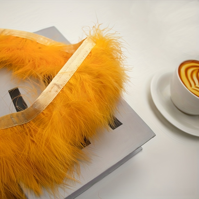 Fluffy Turkey Feathers Trim Fr - Feather Trim Marabou recension och pris