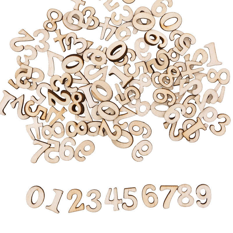 100pcs Letters Wooden Alphabet - Embellish Craft recension och pris