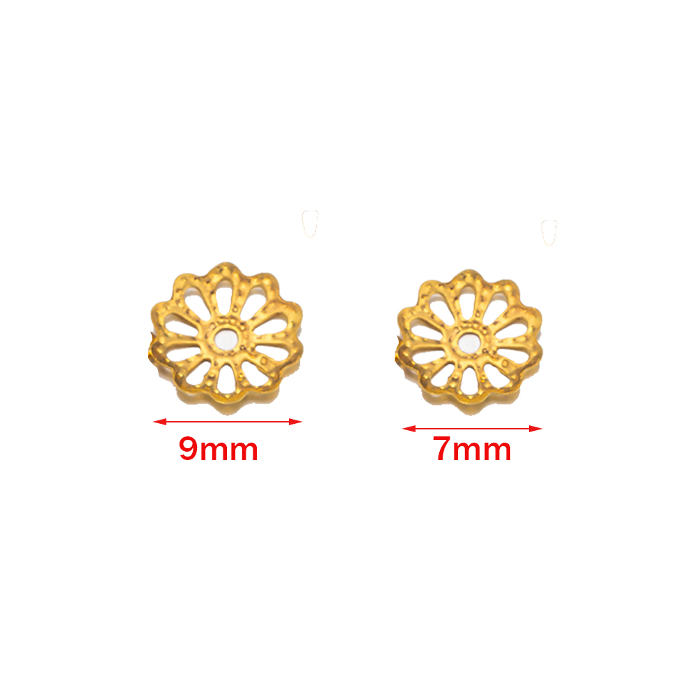 200pcs 7/9mm Filigree Flower H - Embellishment Crafts recension och pris