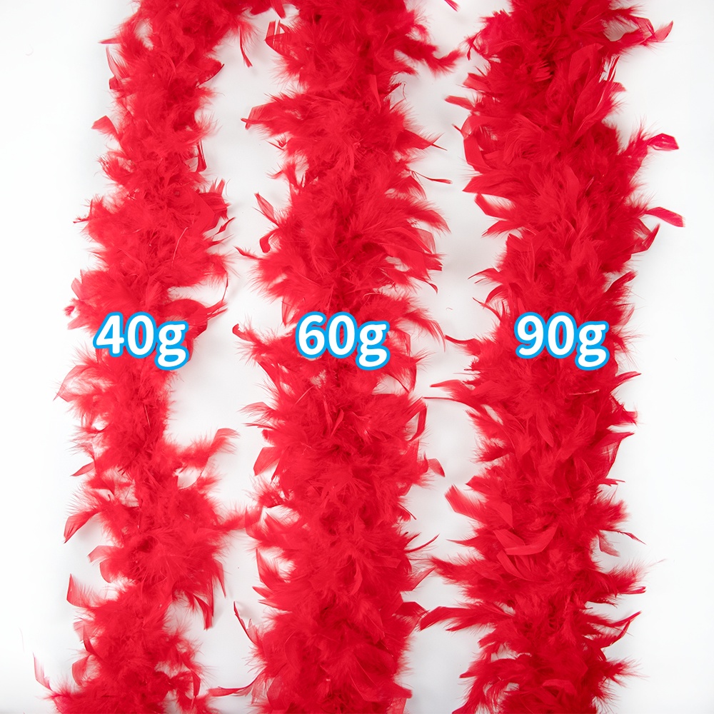 Red Marabou Feather Boa Trim F - Feather Trim Marabou recension och pris