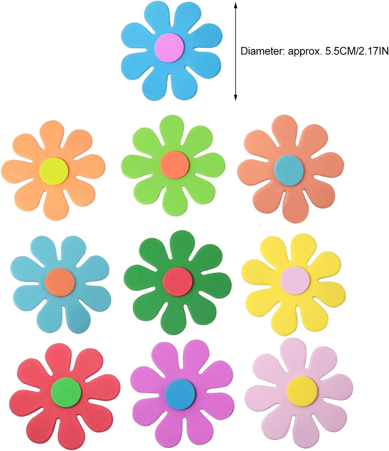 3D flower foam stickers Spring - Embellishment Crafts recension och pris