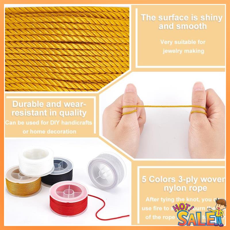 AB68 Twisted Nylon Cord 3-Ply  - Cord Trim Twisted recension och pris