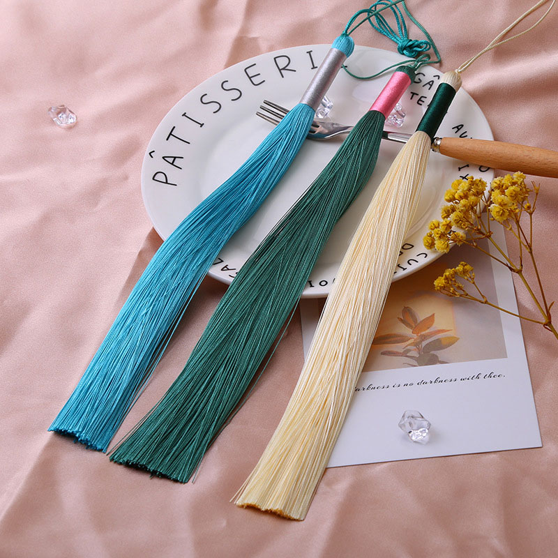 1PC 25CM Tassels Silky Handmad - Beaded Trim Fringe recension och pris