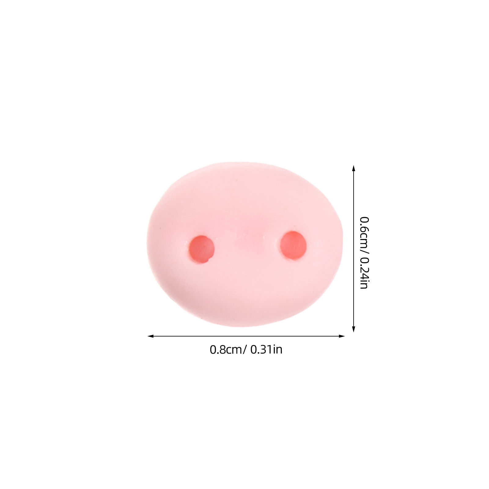 100Pcs Resin Pig Noses Craft E - Embellishment Glue Craft recension och pris