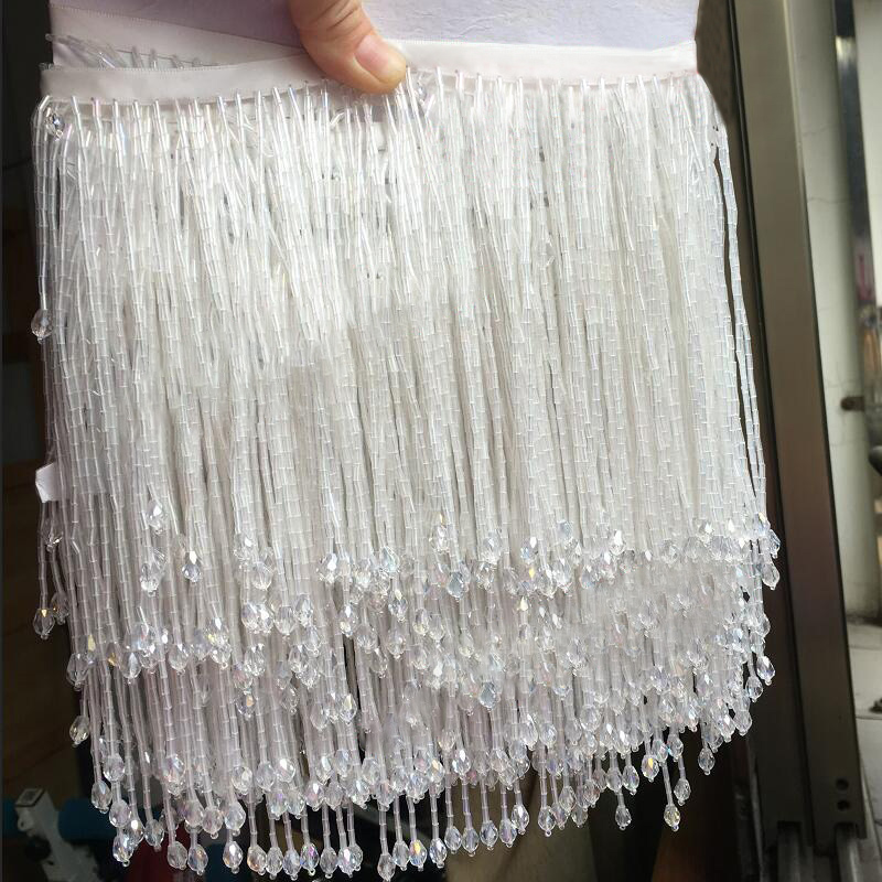 90x15cm Crystal Tassel Lace Be - Beaded Trim Fringe recension och pris