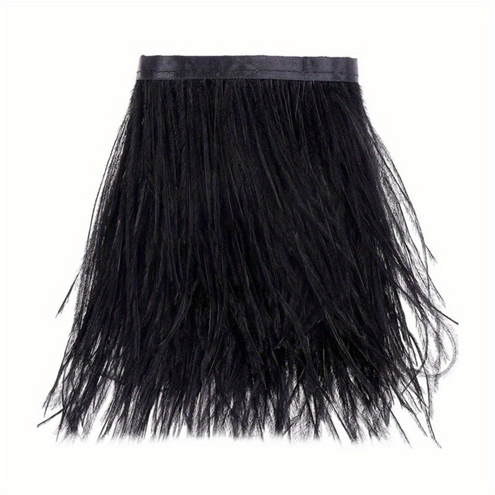 1M 8-10cm Black Ostrich Feathe - Feather Trim Marabou recension och pris