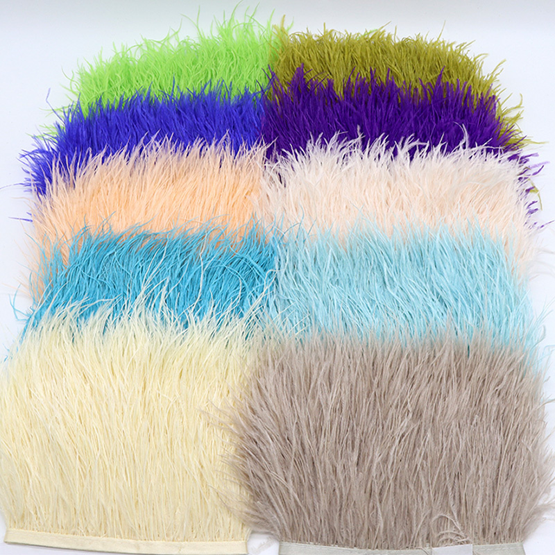 1M 8-10cm Black Ostrich Feathe - Feather Trim Marabou recension och pris