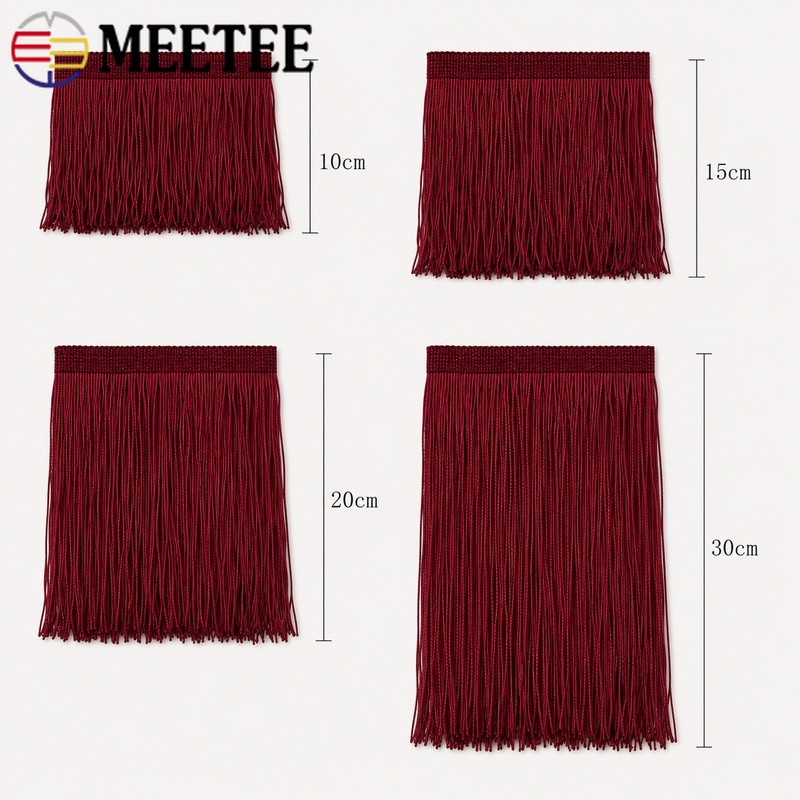 5/10Yards 10-30cm Red Tassel F - Fringe Ribbon Sewing recension och pris