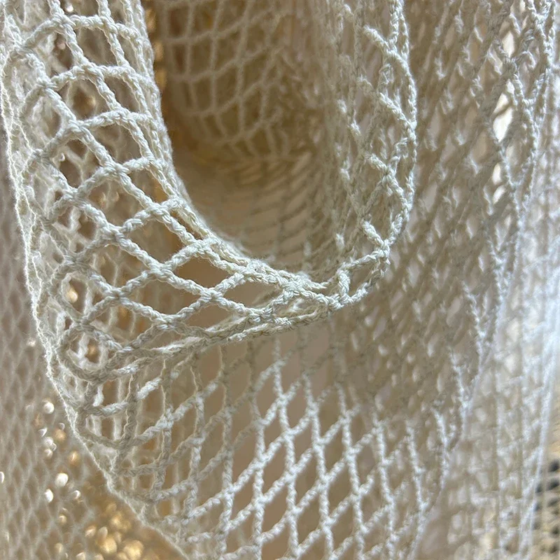 Fishing Net Fabric Cotton Line - Crystal Mesh Fabric recension och pris