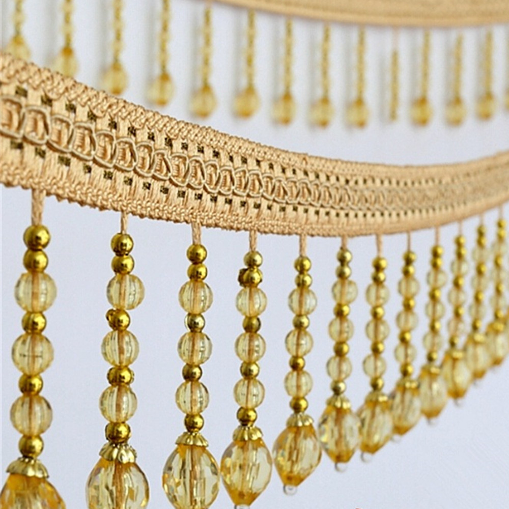 12yards Briaded Hanging Beads  - Fringe Ribbon Sewing recension och pris