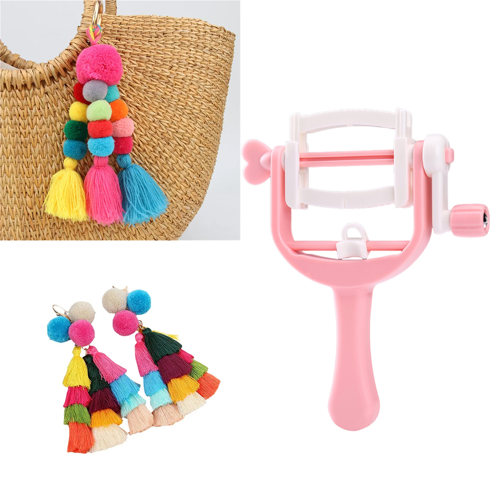 DIY Home Hand Crank Rope Weavi - Pom Pom Maker Tool recension och pris