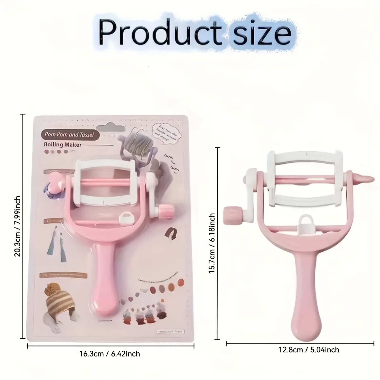 Hand-cranked Winding Coil Fur  - Pom Pom Maker Tool recension och pris