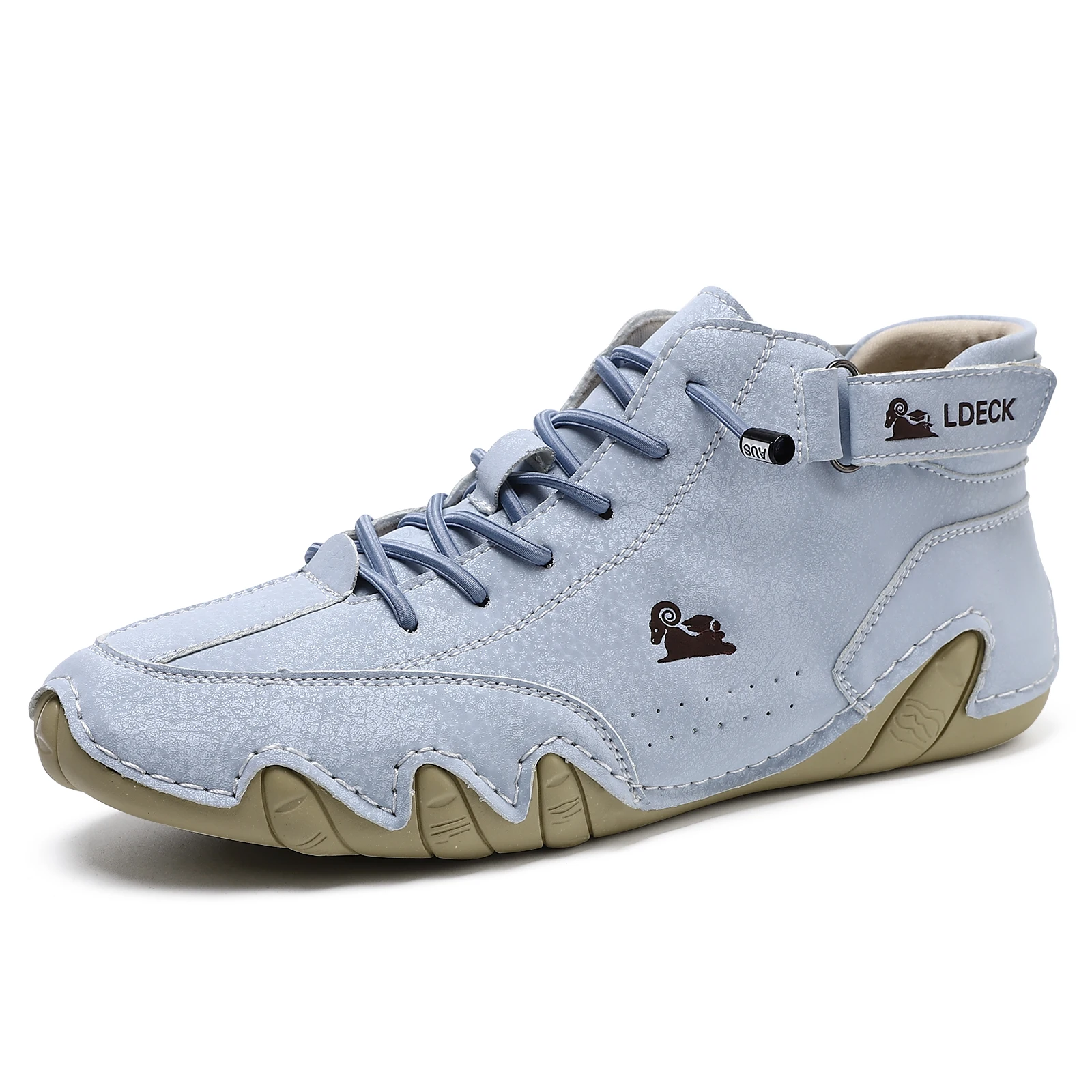 Men's Genuine Leather Shoes An - Guipure Lace Panel recension och pris