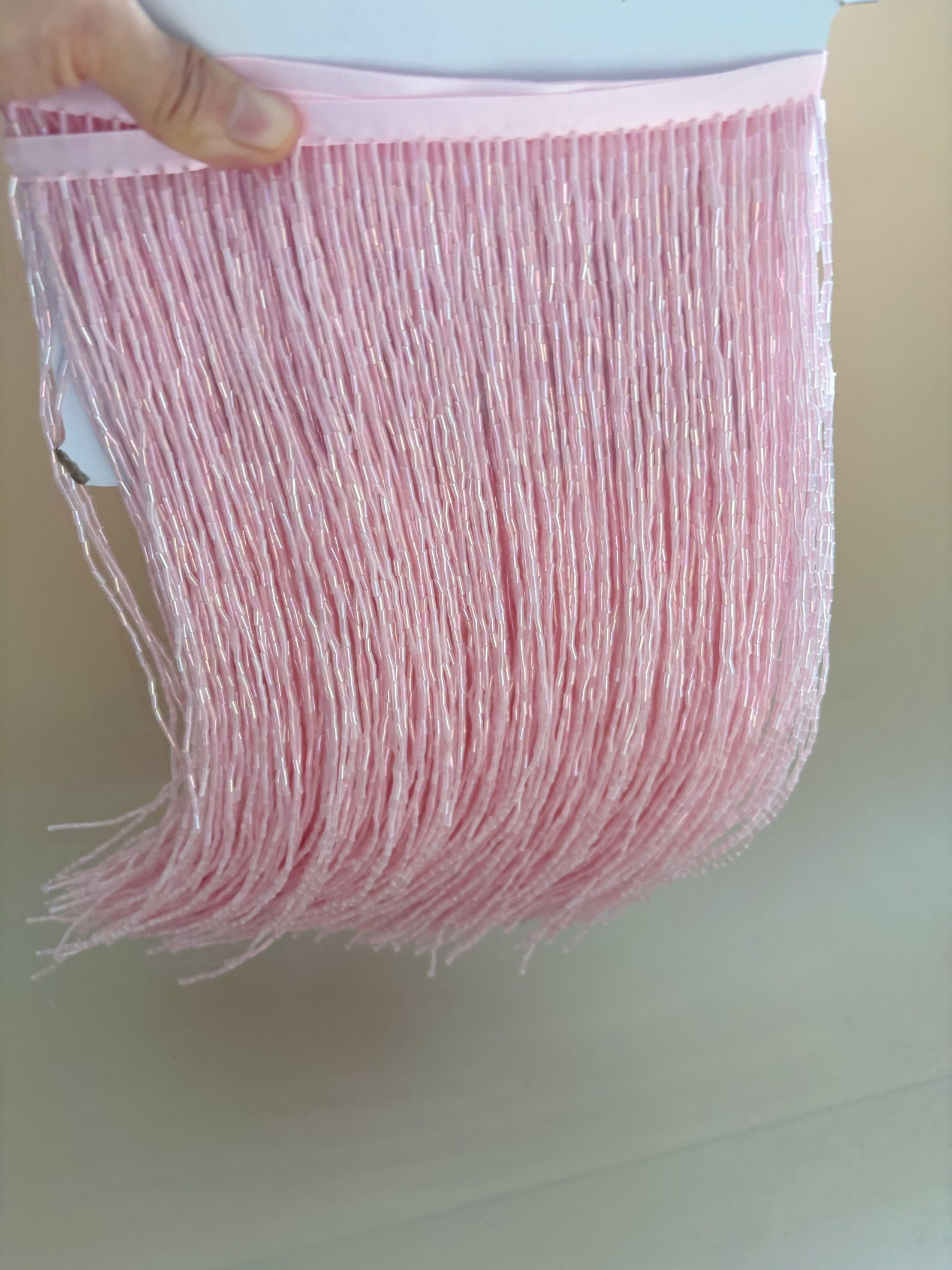 1 Yard 30cm Wide Heavy Bead Fr - Beaded Trim Fringe recension och pris