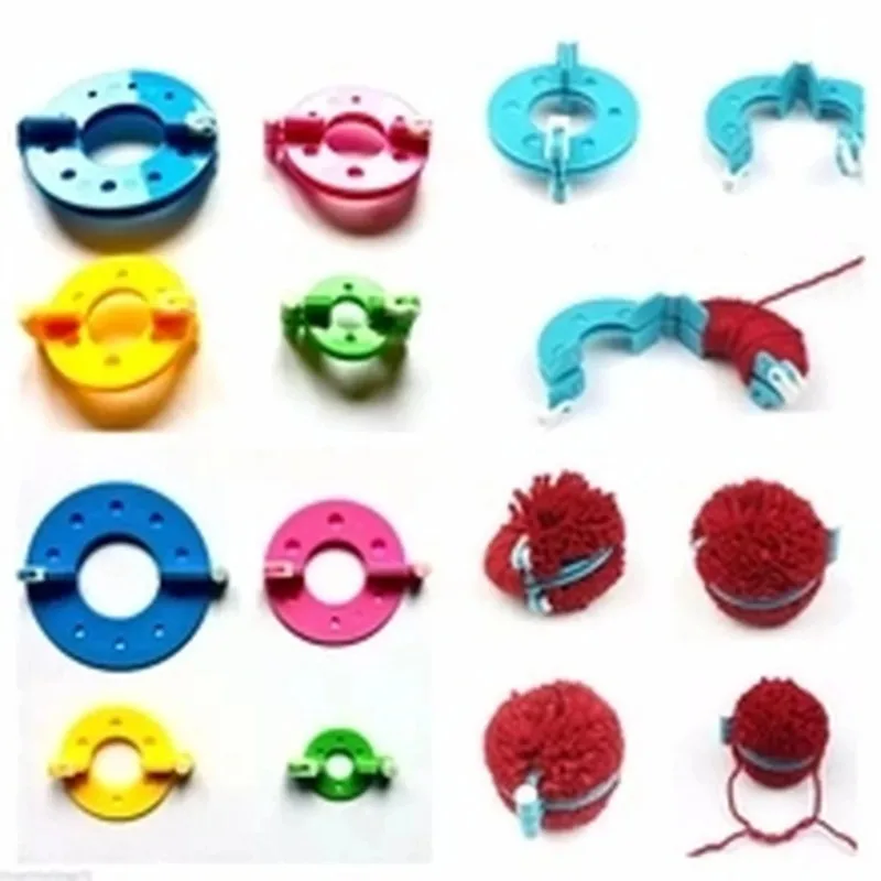 8PCS 4Sizes Fluff Ball Weaver  - Pom Pom Maker Tool recension och pris