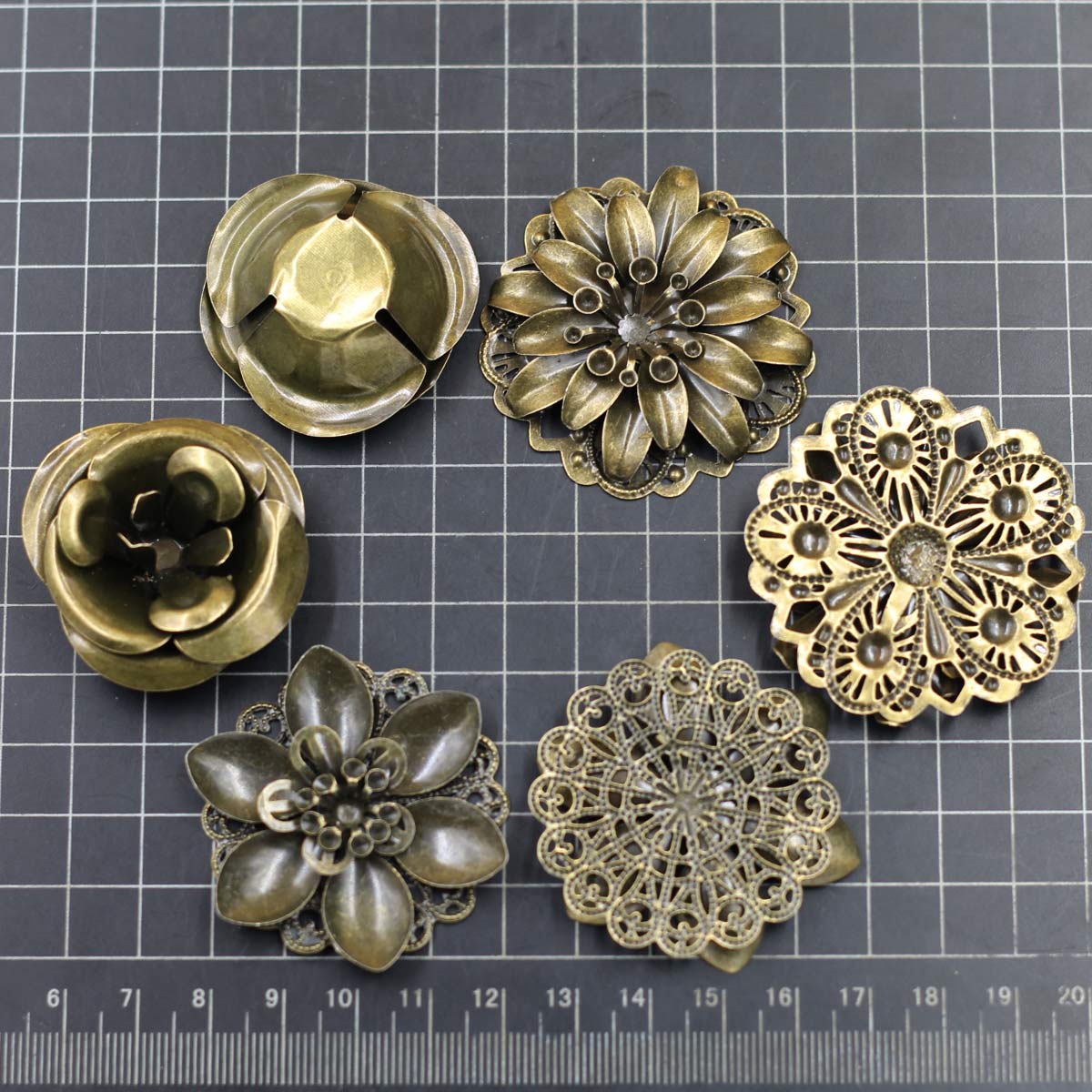 6Pcs Embellishments Combinatio - Embellishment Crafts recension och pris