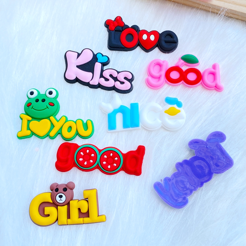20pcs New Mini Lovely Letters  - Embellishment Glue Craft recension och pris