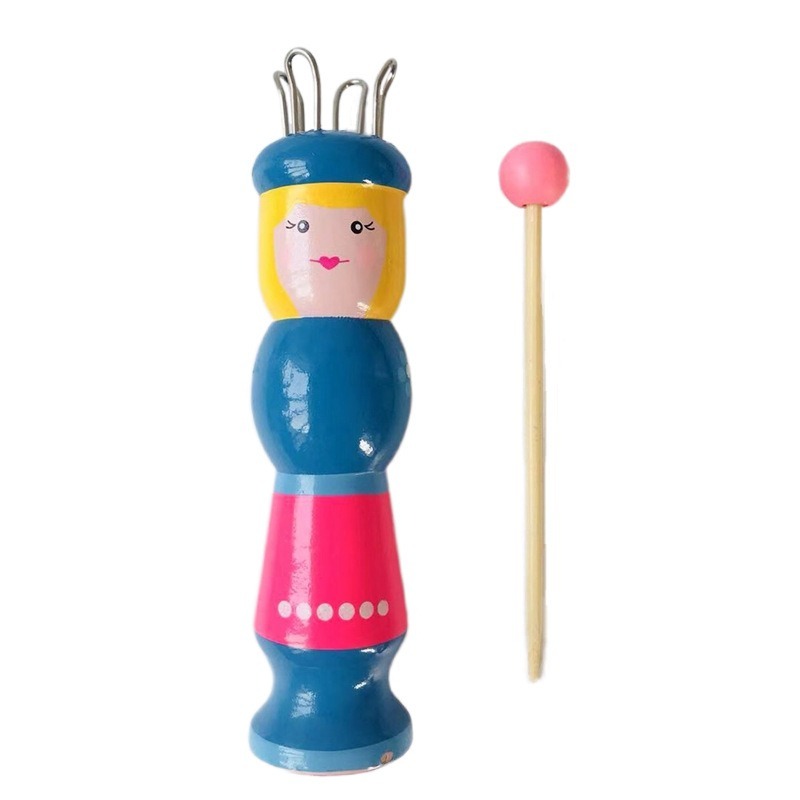 Wooden Doll French Knitter Kid - Pom Pom Maker Tool recension och pris