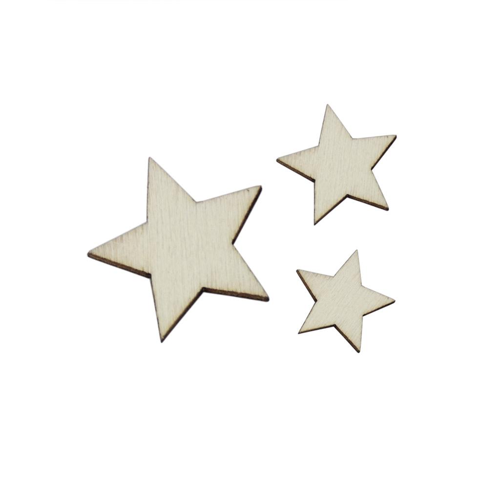 Basswood Craft Star Slices Nat - Embellish Craft recension och pris