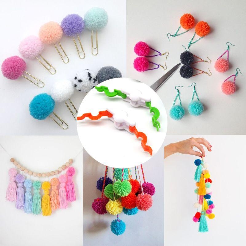 D8KF 2pcs Pom-Pom Maker for Fl - Pom Pom Maker Tool recension och pris