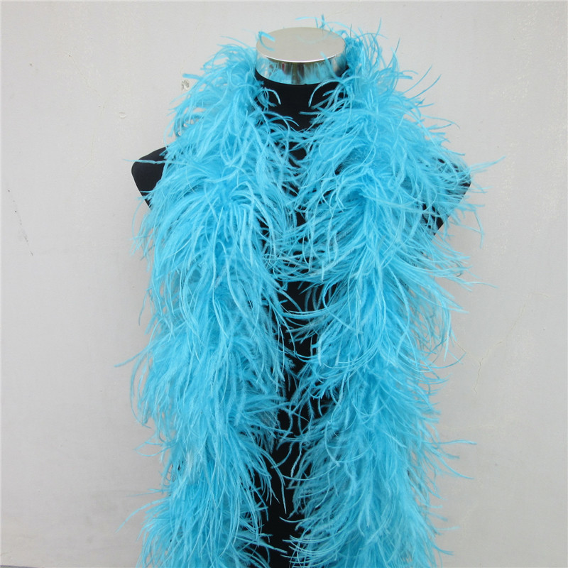 2 Meters 6 Layer White Natural - Feather Trim Marabou recension och pris