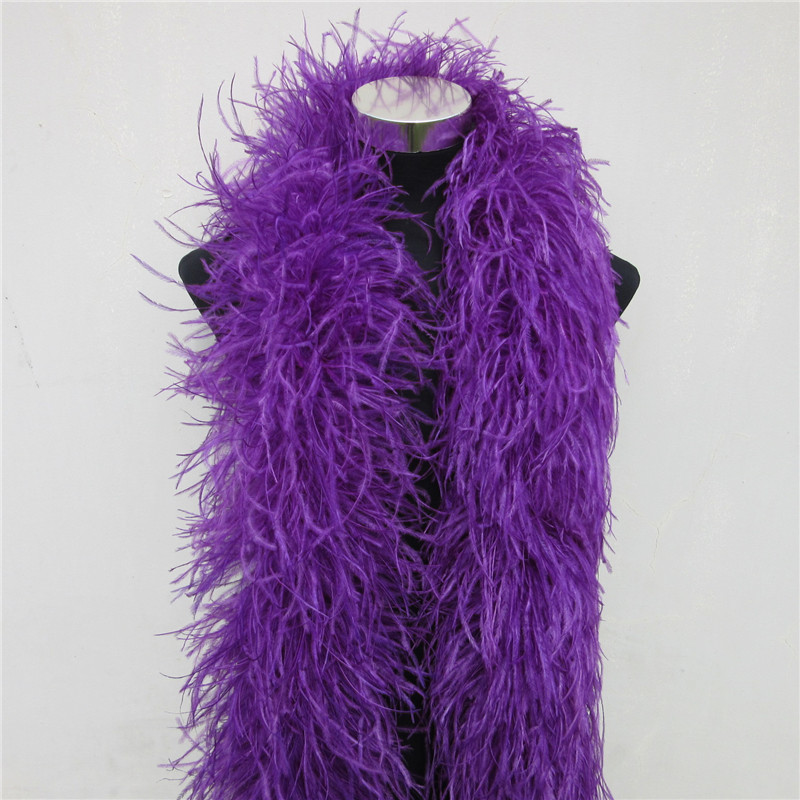2 Meters 6 Layer White Natural - Feather Trim Marabou recension och pris