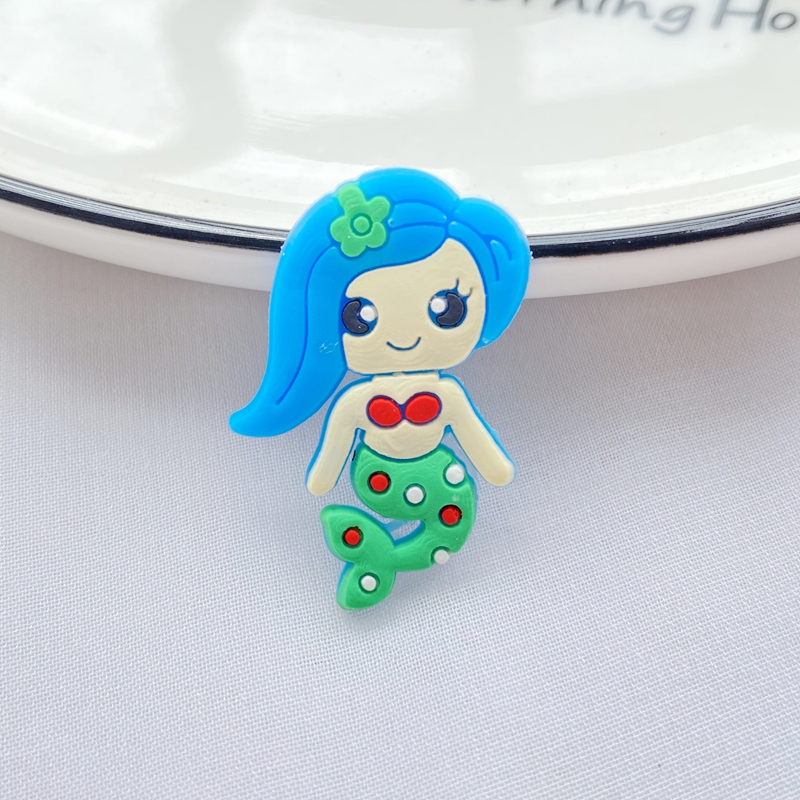 10pcs New Cute Cartoon Mermaid - Embellishment Glue Craft recension och pris