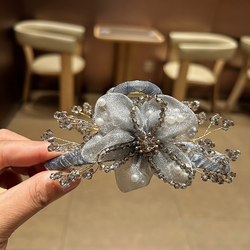 Elegant Korean Hair Accessorie - Crystal Mesh Fabric recension och pris