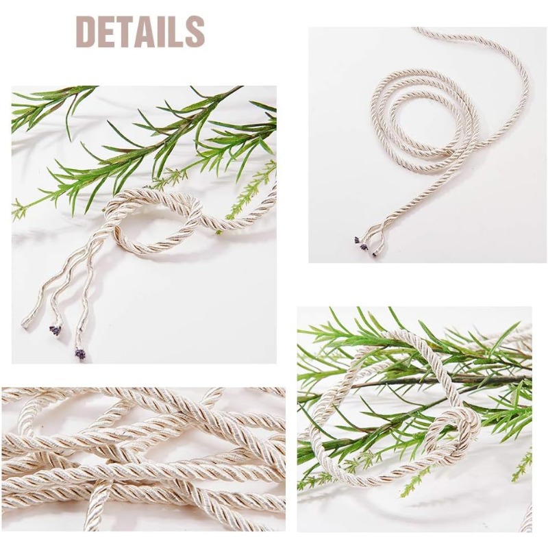 About 50 Feet Craft Nylon Rope - Cord Trim Twisted recension och pris